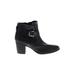 Ecco Ankle Boots: Black Shoes - Women's Size 41