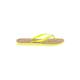 Nine West Flip Flops: Yellow Shoes - Women's Size 11