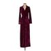 L'Atiste by Amy Cocktail Dress - Wrap: Burgundy Dresses - New - Women's Size Small