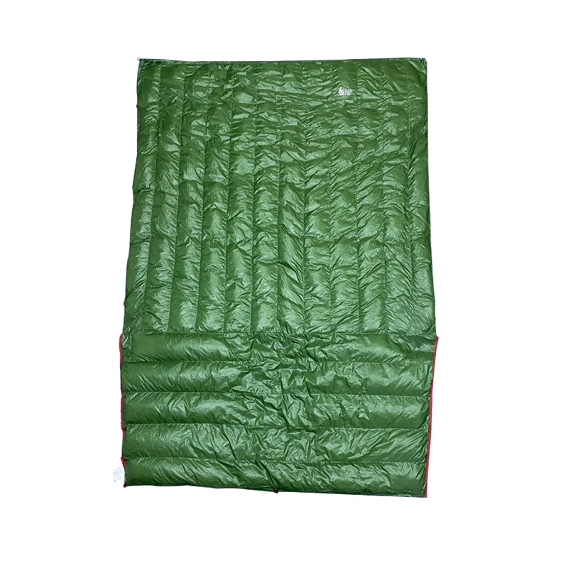 FLAME'S CREED 20D Schlafen Quilts hängematte Underquilt 90% Weiße Ente Unten Mummy Schlafsack Decke Matte Image