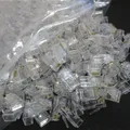 100 pcs RJ-45 netzwerk anschluss ethernet kabel modul stecker für utp cat5 cat5e rj45 netzwerk kabel