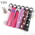 YADA Japanischen Kimono Puppe Folding Umbrella Weinflasche Regen Kreative UV Mini Regenschirm Für