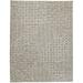 White 36 x 24 x 0.5 in Area Rug - Tufenkian Geometric Hand Knotted Wool Area Rug in Ivory/Gray Wool | 36 H x 24 W x 0.5 D in | Wayfair