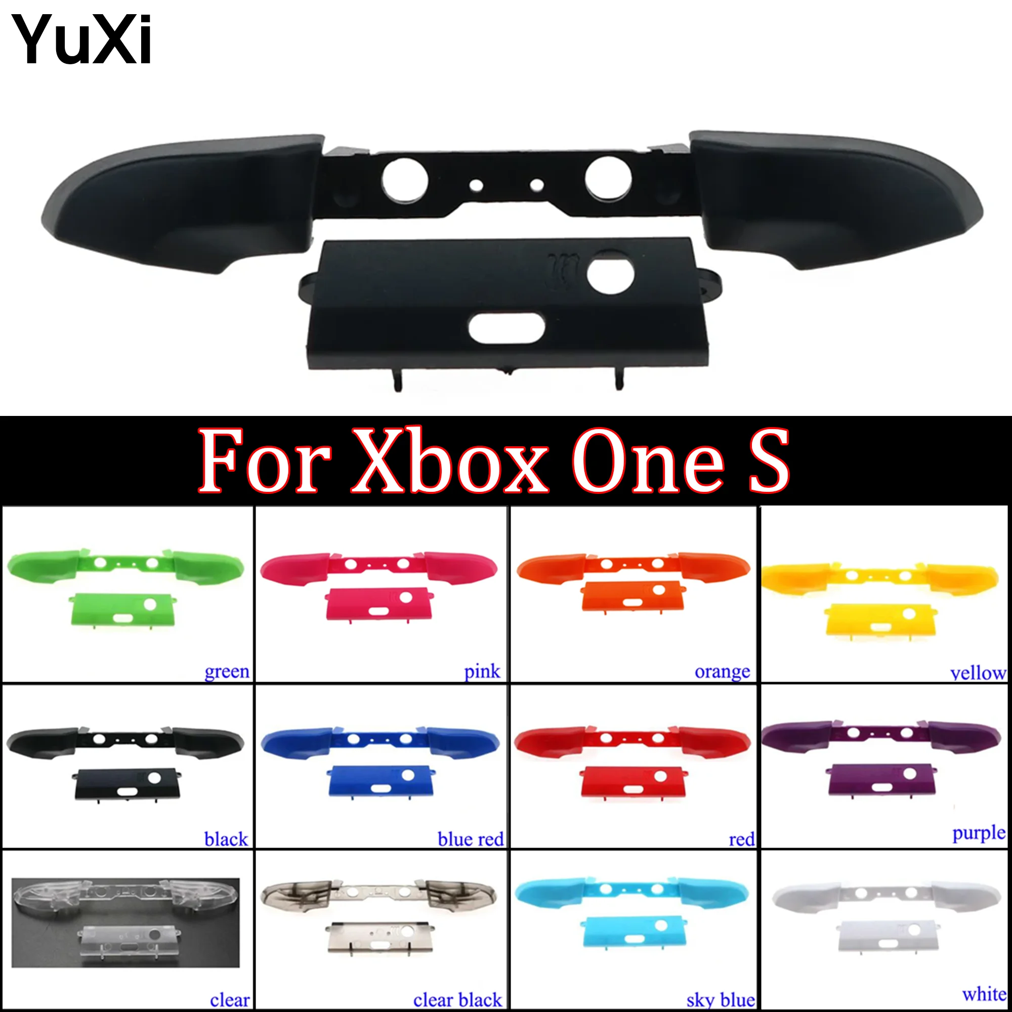 1set für xbox one s lb rb stoßstange trigger taste d-pad für xbox one slim controller buntes ersatz zubehör Image