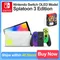 Nintendo Switch oled Splatoon 3 Videospiel konsole mit 7 Zoll oled Bildschirm Unterstützung TV