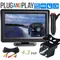 Auto Rückansicht Monitor Kamera Kit TFT LCD Auto Monitor, 4,3 Zoll Bildschirm Nachtsicht Reverse Backup Einparkhilfe