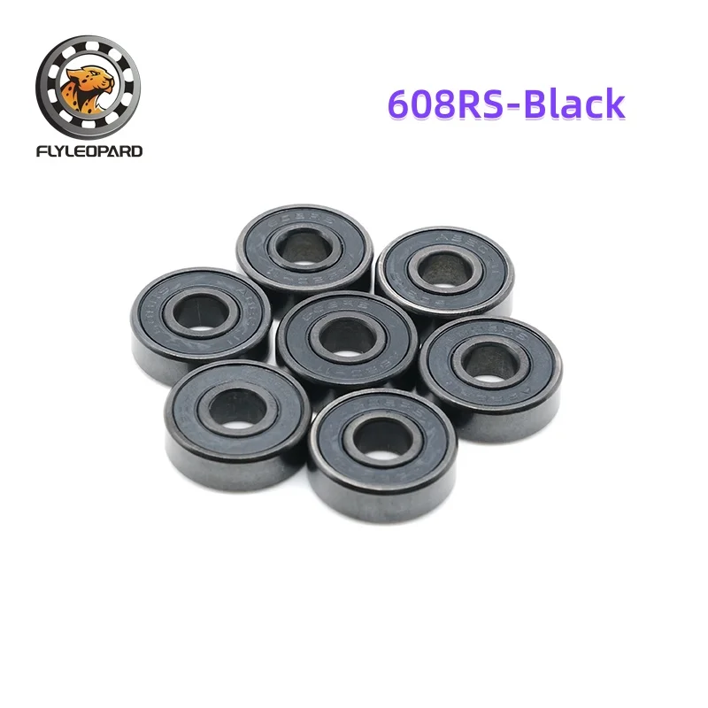 8 Stück/Set 608 Kugellager ILQ-11 Hochgeschwindigkeitslager 8x22x7 mm für Skateboard, Longboard, Inline-Skates und Schlittschuhe Image