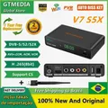 Gtmedia v7s5x ecam satelliten empfänger DVB-S/s2/s2x h.265 (8bit) digitaler empfänger unterstützung