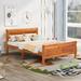 Red Barrel Studio® Franciso Solid Wood Platform Bed Wood in Gray | 35.4 H x 57 W x 82.3 D in | Wayfair A8F3C47FEA96464086044940E1A610C1