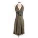 Carmen Carmen Marc Valvo Cocktail Dress - Party: Tan Dresses - New - Women's Size 4