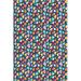 Blue/Orange 118 x 78 x 0.1 in Area Rug - Orren Ellis Brinklee Geometric Machine Woven Cotton/Indoor/Outdoor Area Rug in Blue/Red/Yellow/Pink/Orange | Wayfair