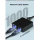 Terow-Commutateur Ethernet RJ45 Gigabit 1 à 2 répartiteur de câble réseau mini commutateur réseau