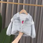 Veste en jean pour enfants mode coréenne vêtements pour bébés filles tenues pour enfants
