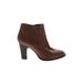 AQUATALIA Ankle Boots: Brown Shoes - Women's Size 8