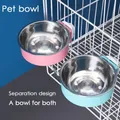 Mangeoire en acier inoxydable pour animaux de compagnie bol pour chien bol à eau parfait tasse