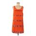 ERIN Erin Fetherston Cocktail Dress - Shift: Orange Aztec or Tribal Print Dresses - New - Women's Size 6