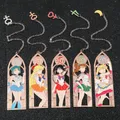 Signets en métal Anime Sailors Moon pour femmes et filles page GérCollection marque-page pour les