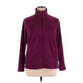 Lands' End Fleece Jacket: Purple Jackets & Outerwear - Women's Size X-Large Petite