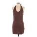 SO Casual Dress - Mini: Brown Dresses - New - Women's Size Large