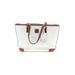 Dooney & Bourke Leather Tote Bag: White Bags