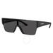 Dark Grey Shield Sunglasses Be4291 346487 38 - Black - Burberry Sunglasses