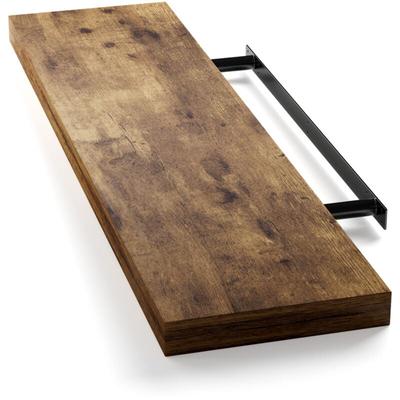 Wandregal Freischwebend inkl. Halterung mdf 15kg Tragkraft 3,8cm Stärke Wand Flur Board Regal Image