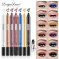 12 colori evidenziatore di bellezza ombretto matita penna eyeliner perlescente lunga durata setosa penna impermeabile ombretto stick glitter penna ombretto liscio