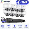 8CH Kit di videosorveglianza 4K poe nvr 8×5MP Telecamera Full hd ir Visione Notturna Telecamera