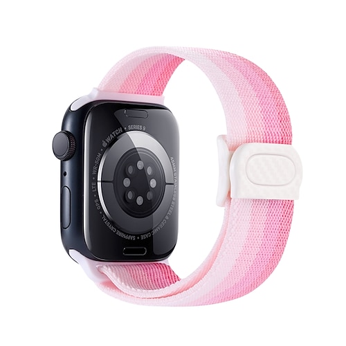 Sportarmband Kompatibel mit Apple Watch Armband 38mm 40mm 41mm 42mm 44mm 45mm 49mm Elasthan Verstellbar Nylon Ersatzarmband für iwatch Ultra 2 Series 9 8 7 SE 6 5 4 3 2 1 Image