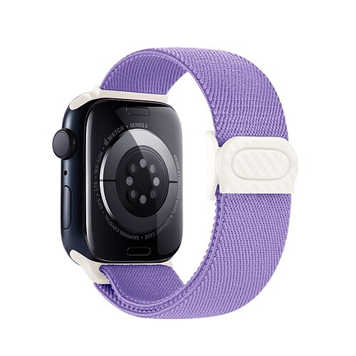 Sportarmband Kompatibel mit Apple Watch Armband 38mm 40mm 41mm 42mm 44mm 45mm 49mm Elasthan Verstellbar Nylon Ersatzarmband für iwatch Ultra 2 Series 9 8 7 SE 6 5 4 3 2 1 Image