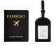 Porte-passeport multifonctionnel en cuir pu portefeuille de voyage porte-passeport et porte-carte de vaccin combo étui de couverture de portefeuille de passeport en cuir imprimé