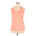 C9 By Champion Active Tank Top: Orange Activewear - Women's Size X-Large