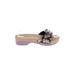 Dr. Scholl's x Kate Spade New York Sandals: Purple Tropical Shoes - Women's Size 8