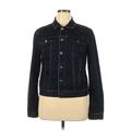 CALVIN KLEIN JEANS Denim Jacket: Blue Jackets & Outerwear - Women's Size X-Large