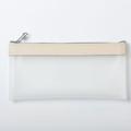 Dadatutu Clear Pvc Zipper Pencil Bag Clear Zipper Pouches for Travel Clear Pvc Flat Pouch Nylon Clear Makeup Bags Cosmetic Travel Clear Toiletry Bags Clear Makeup Pouch for Women Girls