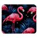 Flamingo Gaming Mouse Pad Mouse Mat Mouse Pad - Square 8.3x9.8 Inch Printed Non-Slip Rubber Bottom - Suitable for Office and Gaming