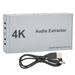HDMI Audio Extractor Distributor 2 in 1 out 4k 30hz HDMI to HDMI optica spdif 3.5mm
