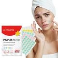 Mlqidk Star Pimple Patches for Face Hydrocolloid Acne Patches 3 Sizes 600 Count Cute Stars Spot Stickers Colorful Pimple Patches