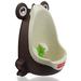 Foryee Cute Frog Potty Training Urinal for Boys with Funny Aiming Target - Coffee