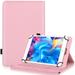 UrbanX Universal Tablet Case for 7-8 inch Tablet Stand Folio Case Protective Cover for Oppo Find N3/N2 and All 7 8 Touchscreen 360 Degree Rotatable Multiple Viewing Angles -Light Pink