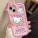 Jiayi Sanrio Hello Kitty Kuromi Cartoon New IPhone 14 11 12 13 Pro Max Case Y2k Cute Pink Apple 7 8 Plus Xs Xr Cover Korean Fashion