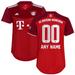 Women's adidas Red Bayern Munich 2021/22 Home Replica Custom Jersey