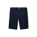 Tom Tailor regular cotton linen shorts Herren sky captain blue, Gr. 36, Männlich Hosen
