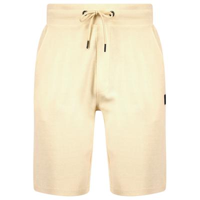 Jogger Shorts Tarot Motif Brushback Fleece Jogger Shorts in Pristine Cream / S - Tokyo Laundry