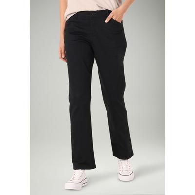 Plus Size Women's Relaxed Fit Straight Leg Jean by Lee in Black Onyx (Size 24 WP)
