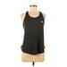 Adidas Active Tank Top: Black Activewear - Women's Size Medium