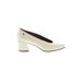 Etienne Aigner Heels: Ivory Shoes - Women's Size 7