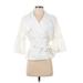 INC International Concepts Jacket: Ivory Jackets & Outerwear - Women's Size Small