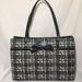 Kate Spade Bags | Nwt Kate Spade Belleville Plaid Tote Msrp $328 | Color: Black/Cream | Size: 15"X10”X 6"