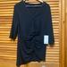 Zara Dresses | Beautiful Mini Dress Long Sleeves V/Neck | Color: Black/Silver | Size: M